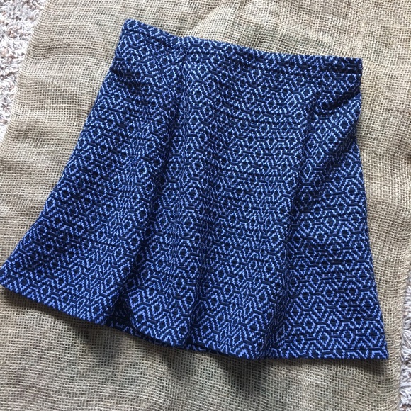 Zara Dresses & Skirts - Zara Trafaluc Blue Circle Skirt